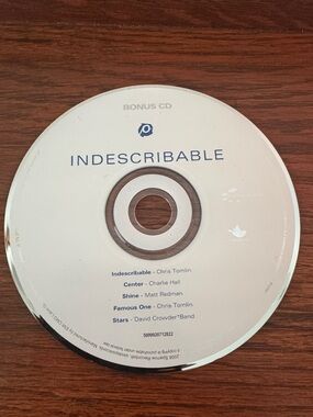 15/$15 2008 Christian Worship Indescribable Bonus CD with 5 songs